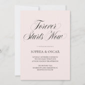 Invitation Le luxe pour toujours commence maintenant (Devant)