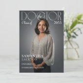 Invitation Le magazine photo Docteur Chic Doctoral (Debout devant)