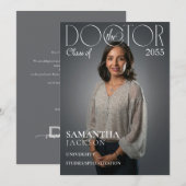 Invitation Le magazine photo Docteur Chic Doctoral (Devant / Derrière)