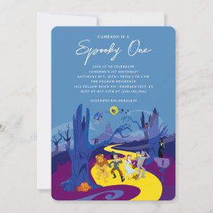 Invitation Le magicien d'Oz   Anniversaire Éffrayant d'un Hal