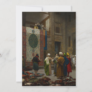 Invitation Le Marchand de Tapis de Jean Leon Gerome Impressio