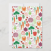 Invitation Le marché des agriculteurs Baby shower cultivé loc (Dos)