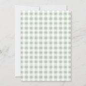 Invitation Le marché des agriculteurs Baby shower cultivé loc (Dos)