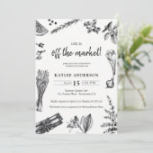 Invitation Le marché des agriculteurs | hors Fête des mariées (Debout devant)