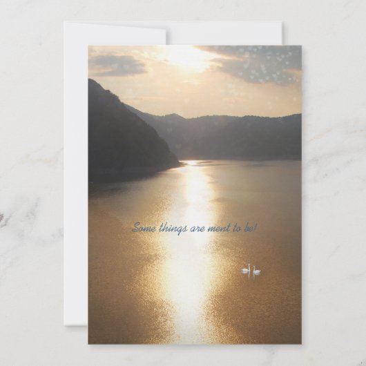 Invitation Le mariage (Dos)