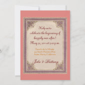 Invitation Le Mariage (Dos)