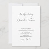 Invitation Le Mariage de la Mariage agricole moderne (Devant)