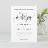 Invitation Le Mariage de l'invitation (Debout devant)