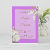 Invitation Le Mariage de Rosy (Debout devant)