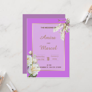Invitation Le Mariage de Rosy