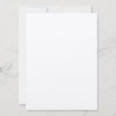 Invitation Le Mariage du "Cœur de l'oiseau d'amour" (Dos)