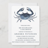 Invitation Le Mariage du déjeuner des servantes du crabe bleu (Devant)