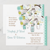 Invitation Le Mariage du rêve d'été d'Aqua (Devant / Derrière)