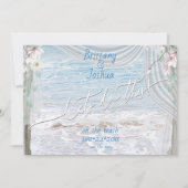 Invitation Le Mariage tropical fait cette plage Enregistrer l (Devant)