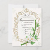 Invitation Le Mariage Tropical Imperial Bamboo Garden  (Devant)