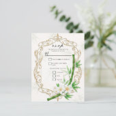 Invitation Le Mariage Tropical Imperial Bamboo Garden  (Debout devant)