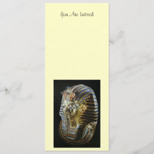 Invitation Le masque d'or de Tutankhamun