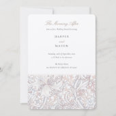 Invitation Le matin après Golden Lily Pastel élégant (Devant)