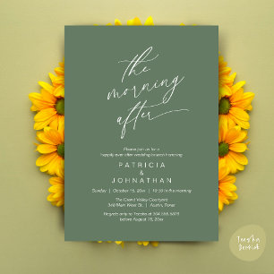 Invitation Le Matin Après, Heureusement Jamais Après Brunch