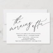 Invitation Le Matin Après, Heureusement Jamais Après Brunch (Devant)