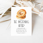 Invitation Le matin après l'invitation de Brunch Mariage<br><div class="desc">Si vous aimez le classique, cette invitation au style simple et accueillant vous conviendra parfaitement. L'invitation présente un design élégant, avec un arrière - plan blanc aux détails délicats de la fête magnifiquement scénarisés dans un texte noir dégageant un air de sophistication. Bienvenue invités à votre dîner de répétition dans...</div>