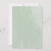 Invitation Le matin suivant, Greenery Post Mariage Brunch (Dos)