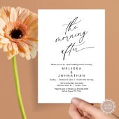 Invitation Le matin suivant, Romantic Post Mariage Brunch
