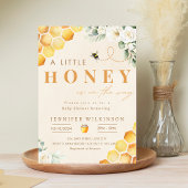 Invitation Le miel Baby shower d'abeilles est en route