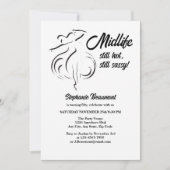 Invitation Le milieu de vie de la femme drôle toujours chaud  (Devant)