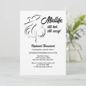 Invitation Le milieu de vie de la femme drôle toujours chaud  (Debout devant)