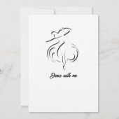 Invitation Le milieu de vie de la femme drôle toujours chaud  (Dos)