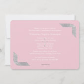 Invitation Le miroitement argenté accule la communion du PK (Dos)