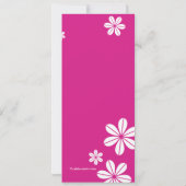 Invitation Le mod fleurit des roses indien d'invitation de (Dos)