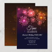 Invitation Le moment de célébrer (Devant / Derrière)