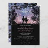 Invitation Le monde est à nous - version Borealis - Mariage (Devant / Derrière)
