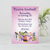 Invitation Le monde magique de Webkinz (Debout devant)