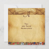 Invitation LE MONogramme DU RABBIT ( Jeune Lièvre ) (Dos)