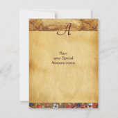 Invitation LE MONogramme DU RABBIT ( Jeune Lièvre ) (Dos)