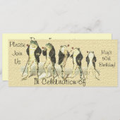 Invitation Le monsieur (Devant / Derrière)