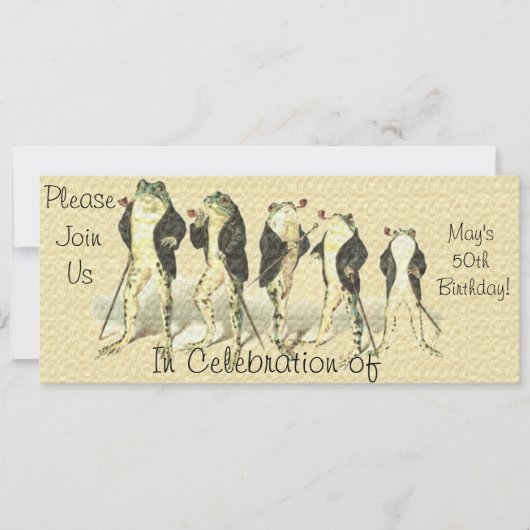 Invitation Le monsieur (Devant)