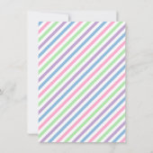 Invitation Le monstre mignon de Halloween badine des (Dos)