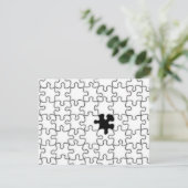 Invitation Le Motif de pièce de casse-tête manquant (Debout devant)