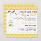 Invitation Le neutre de genre d'invitation de douche (Devant / Derrière)