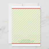 Invitation Le neutre jumelle l'invitation de baby shower (Dos)