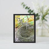 Invitation Le nid vide (Debout devant)