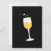 Invitation Le noir de l'homme amusant 21ème anniversaire (Dos)