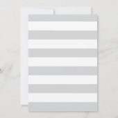 Invitation Le pain dans le Baby shower gris four (Dos)