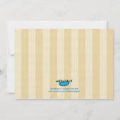 Invitation Le palmier chantent l'invitation de réception au (Dos)