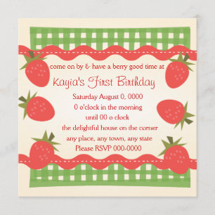 Invitation Le panier de Berry