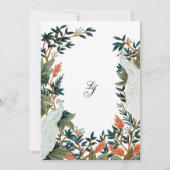 Invitation Le Paon (Dos)